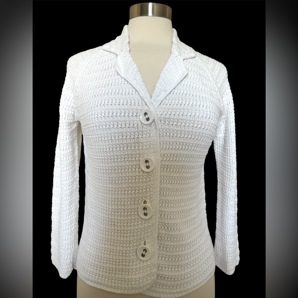 Lucy & Laurel Cotton Chunky Knit Cardigan